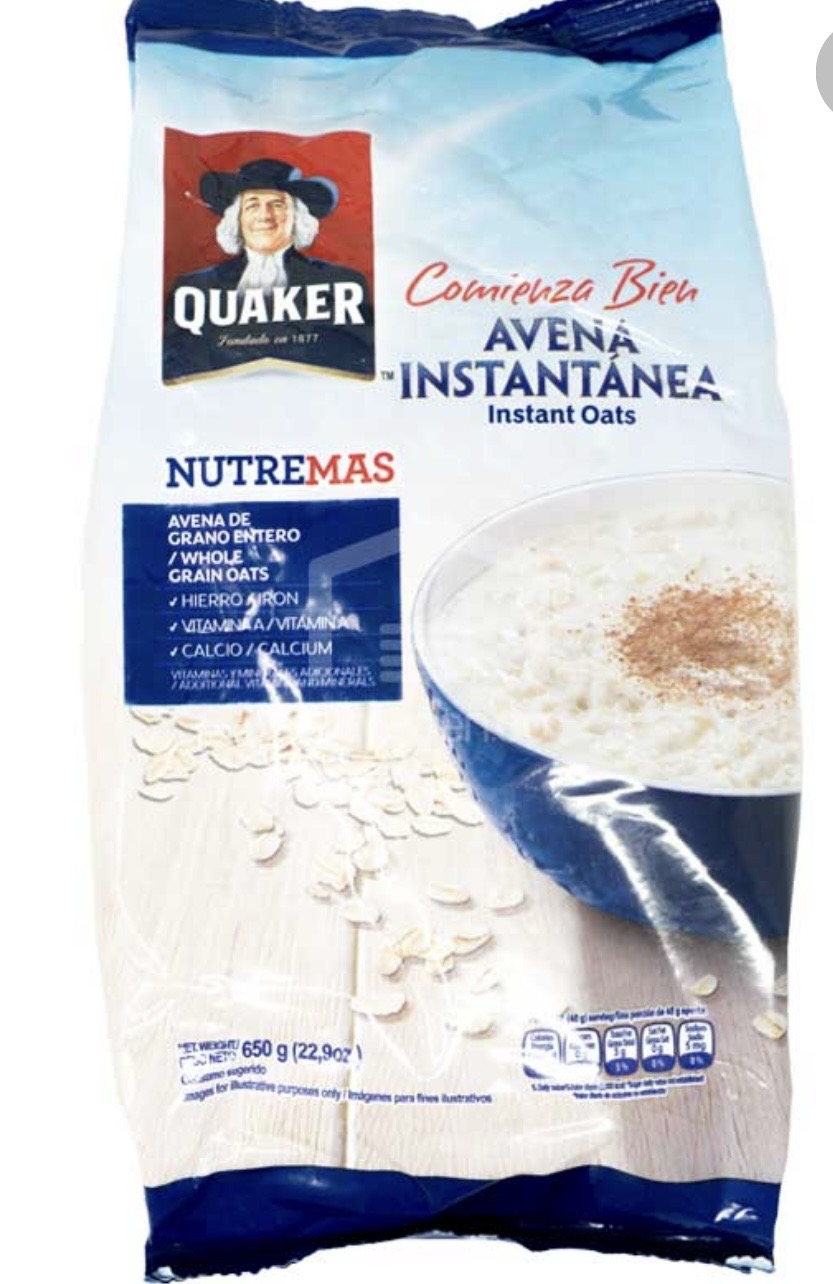 Avena disponible en Mini Market El Golfo
